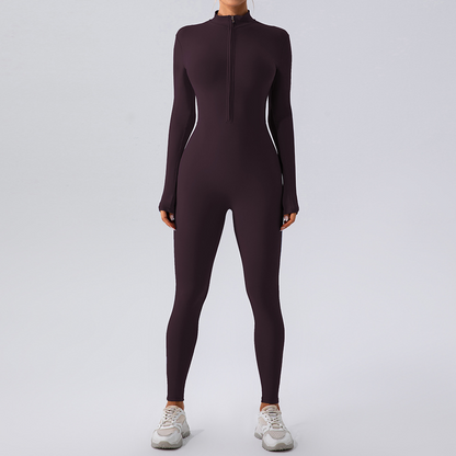 Fleece-Lined Yoga Jumpsuit - Image26755187441758