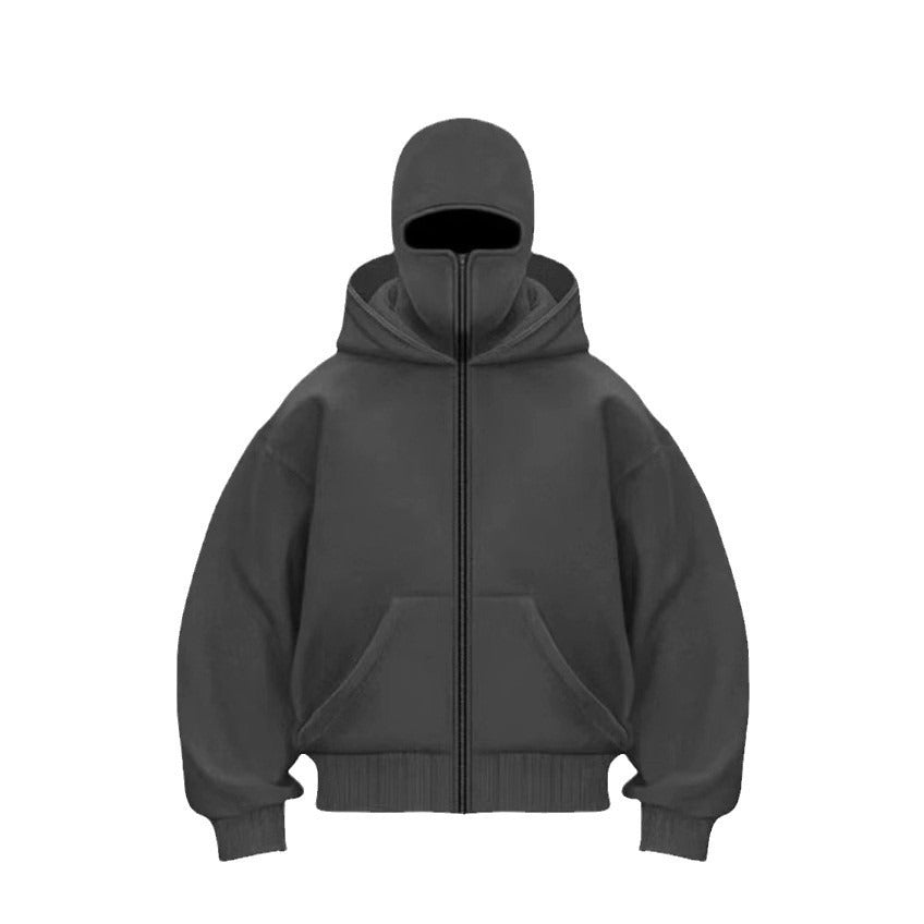 Men's Hooded Zip-Up Baseball Jacket - Image26755121774686