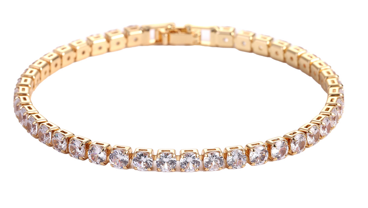 Hip Hop 4.0 Micro Zircon Tennis Bracelet Set - 
