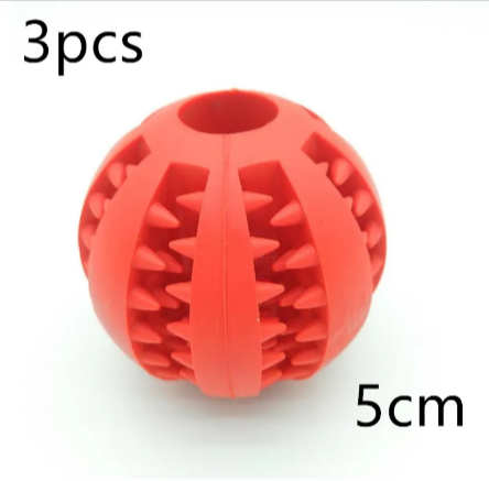 Interactive Rubber Slow Feeder Dog Ball - Image26755100606558