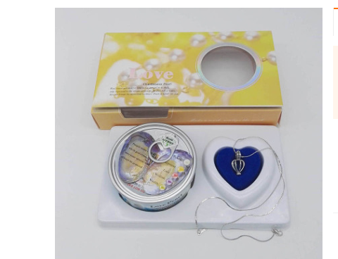 Pearl Jewelry Gift Box with Freshwater Necklace - 