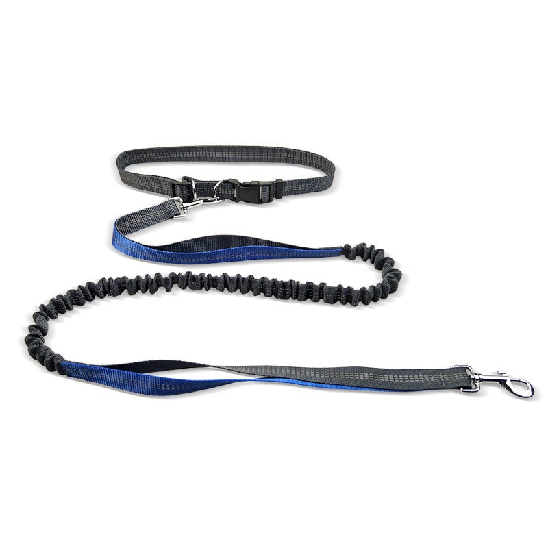 Dog Walking Belt with Detachable Shockproof Leash - 