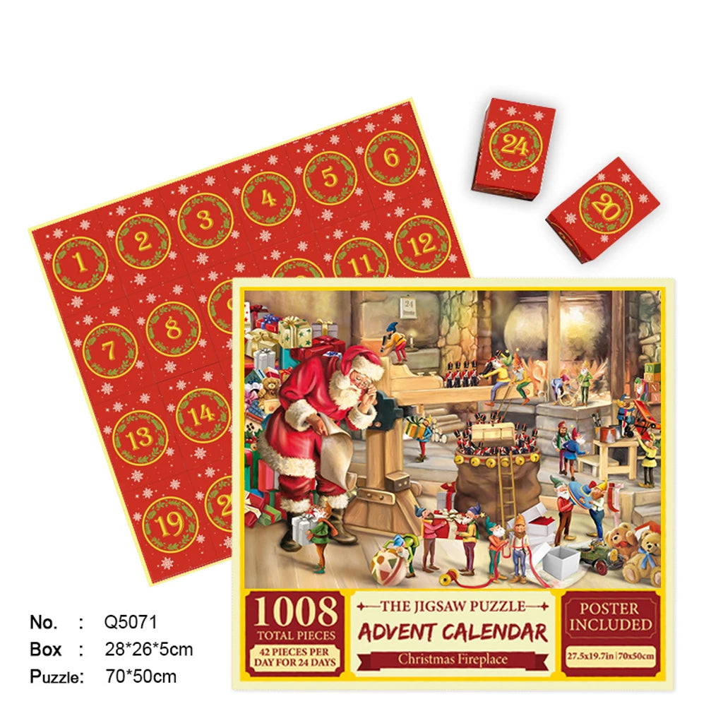 Merry Jigsaw Advent Calendar Puzzle - Image26755123773534