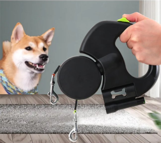 Auto Double Dog Leash - Image26755328245854